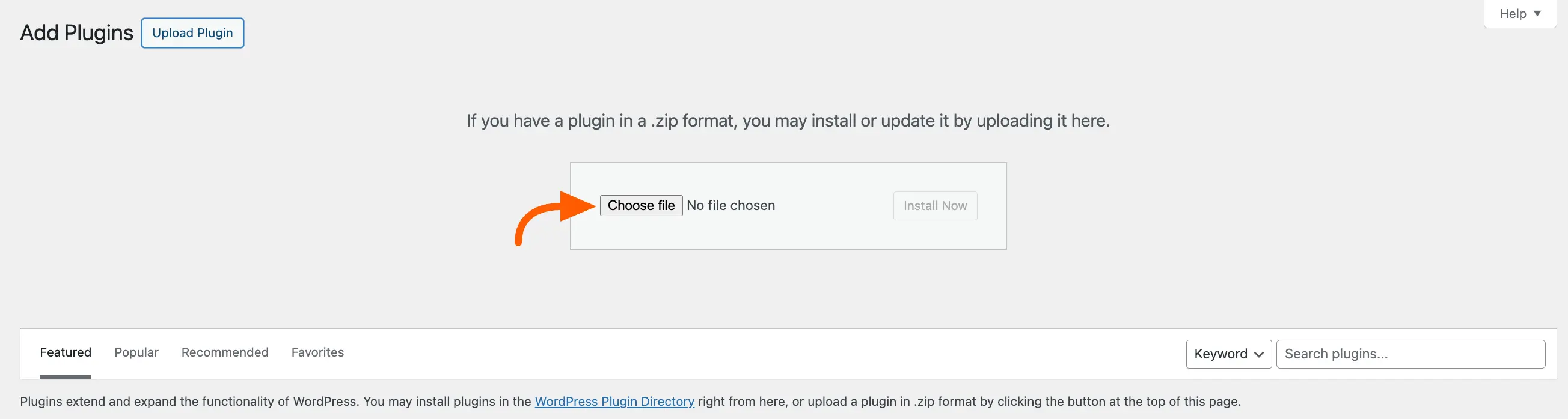 Choose file button